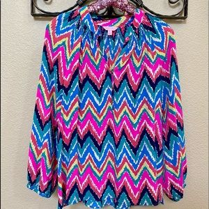 Lilly Pulitzer Hearts A Flutter Elsa Top